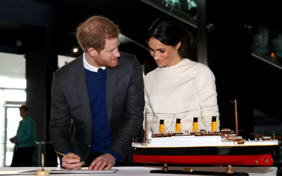 Prince Harry and Meghan Markle receive the Ripple of Hope award for fighting racism